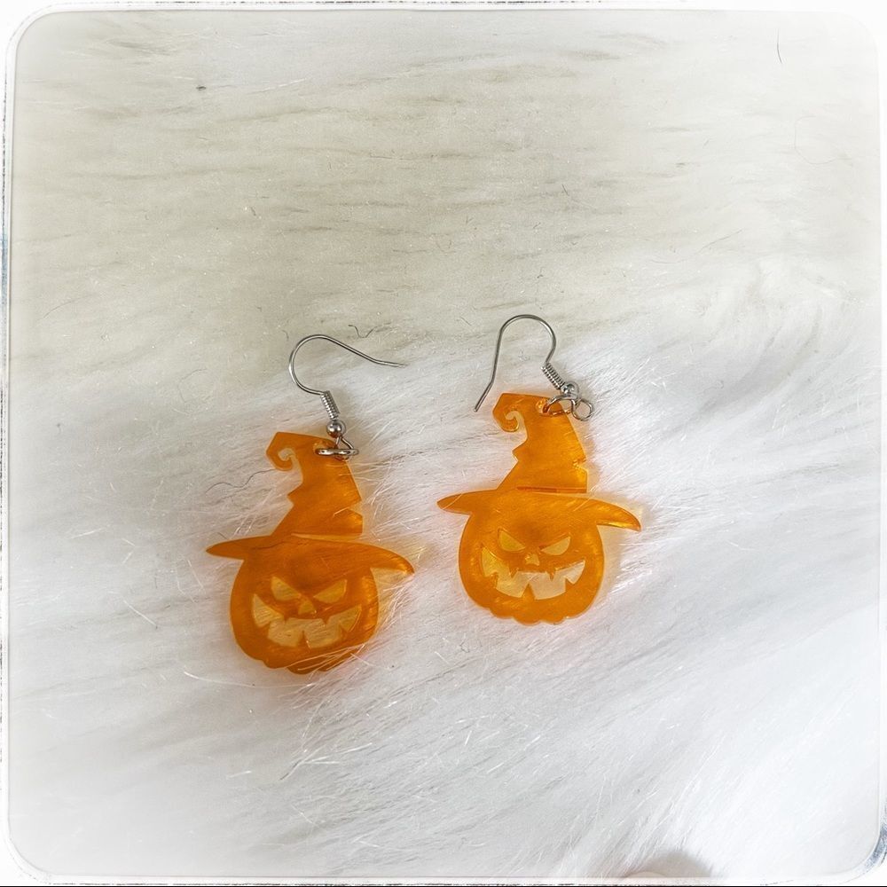 Halloween acrylic earrings 
